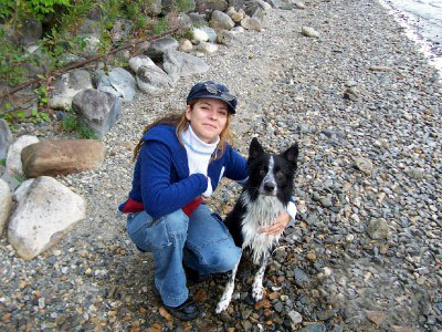 Karyne Millette Maître chien et son border collie